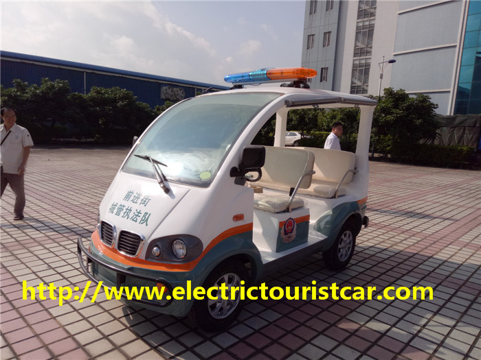 Electric Patrol Car /Golf carts Four Passengers Soft Seat 48V/3KW DC motor for Airport / School