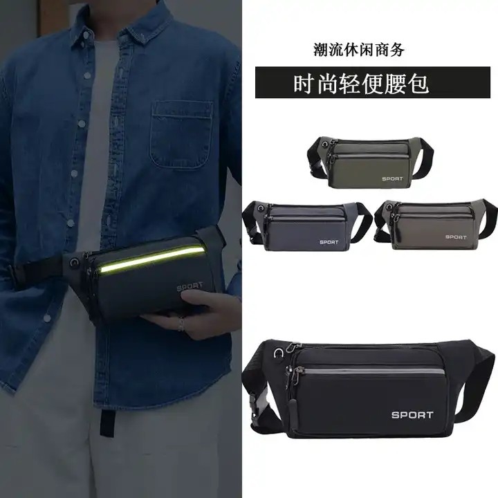Adjustable Odm Sport Waist Belt Bag For Men Running