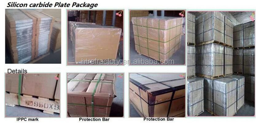 3.0g/cm3 Silicon Nitride Bonded Silicon Carbide SIC Plates for Customer Requirements
