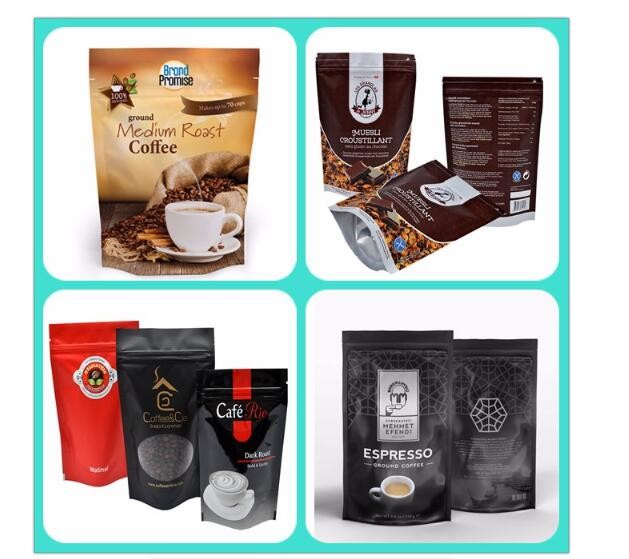 Custom Printed Stand Up Packaging Aluminum Foil Small Window Standing Pouch Matte With Zipper