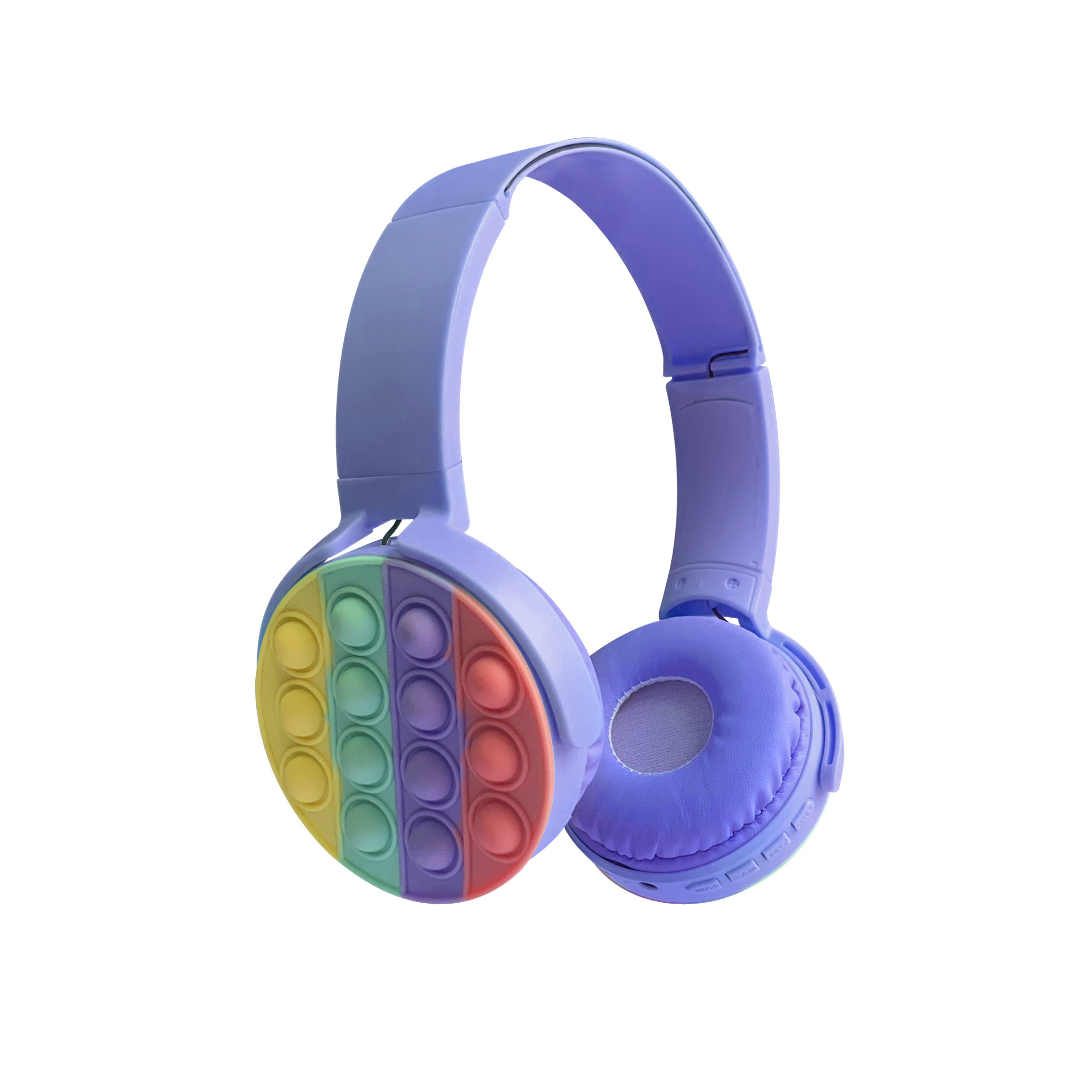 ABS Stereo Bluetooth Headphone Pressure Relieved Panel Folding Wireless Headset