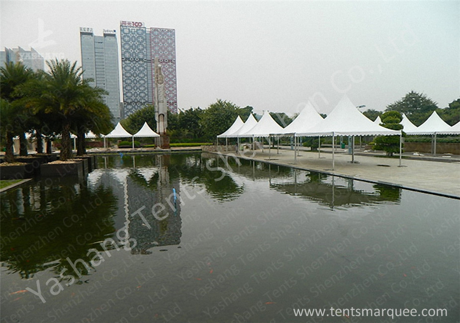 No Fabric Wall French Style High Peak Frame Tent Expansion Bolts Fixing