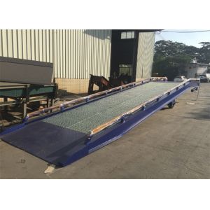 Loading And Unloading Mobile Yard Ramp / Container Dock Ramp