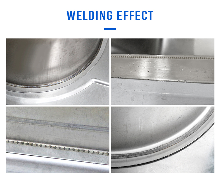 HWASHI Inox SS Kitchen Double Sink Seam Stainless Steel Welding Machine