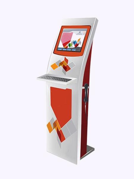 Anti Vandalism Interactive Touch Screen Kiosk Cold Rolled Steel With Tempered