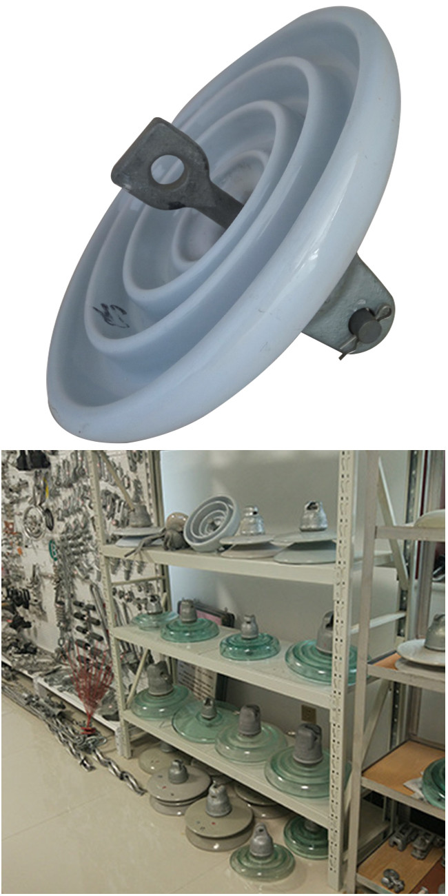 Durable Transmission Line Tool Anti - Pollution High Voltage Porcelain Insulators