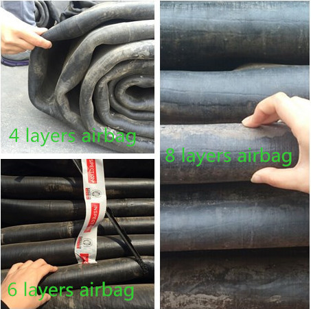 Shipyard Marine Floating Docking Rubber Balloon Ship Launching Airbags