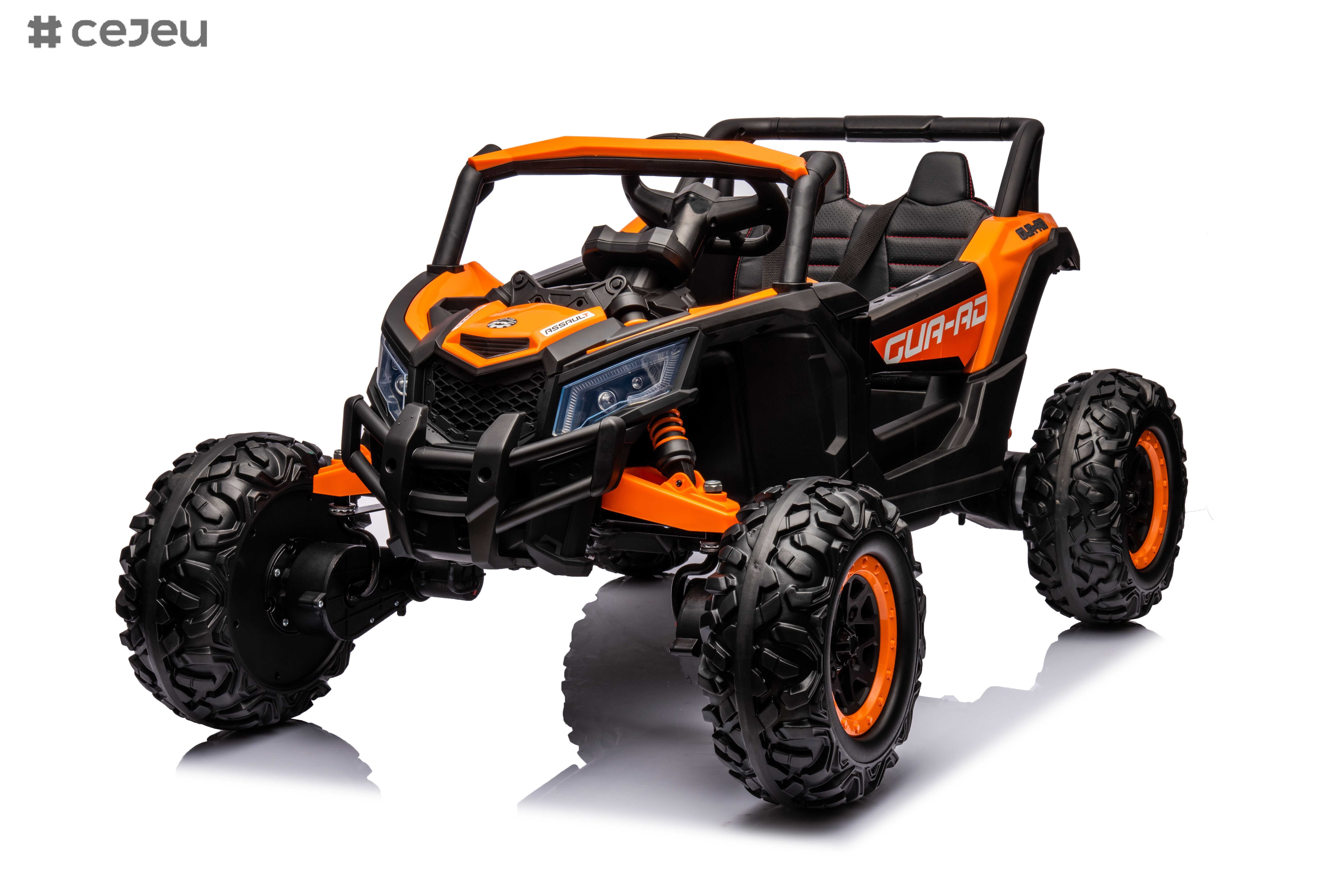 12V Battery Powered Ride on UTV w/ Remote Control, Adjustable Speed & Storage Trunk, Electric Toy Car for Kids