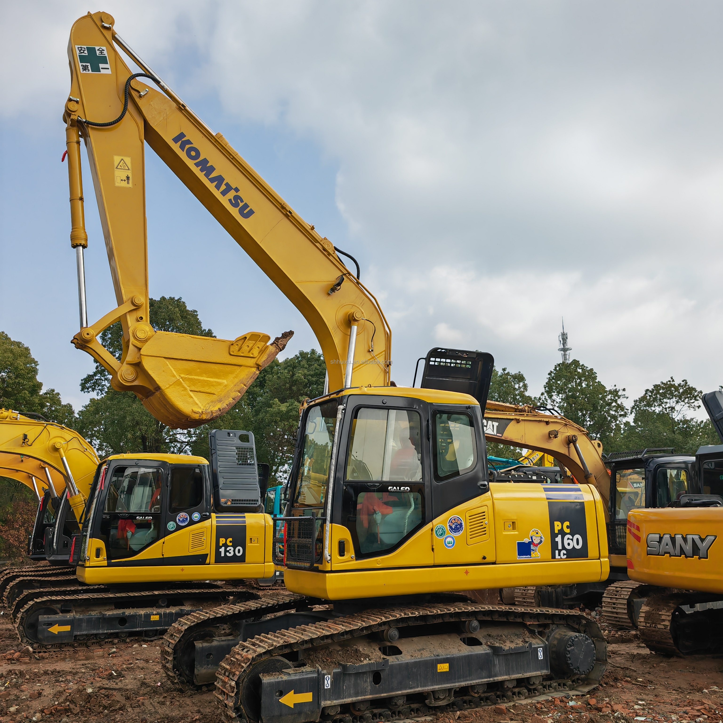 Used crawler excavator Komatsu pc160 for construction mining best price of sale With CE/EPA Certificate in stock