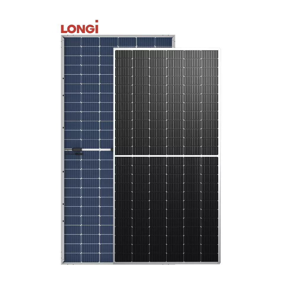 540w Mono Solar Panel Half Cell 182x182mm Silicon PV Module Hi Mo Longi Lr5 72hph 540m