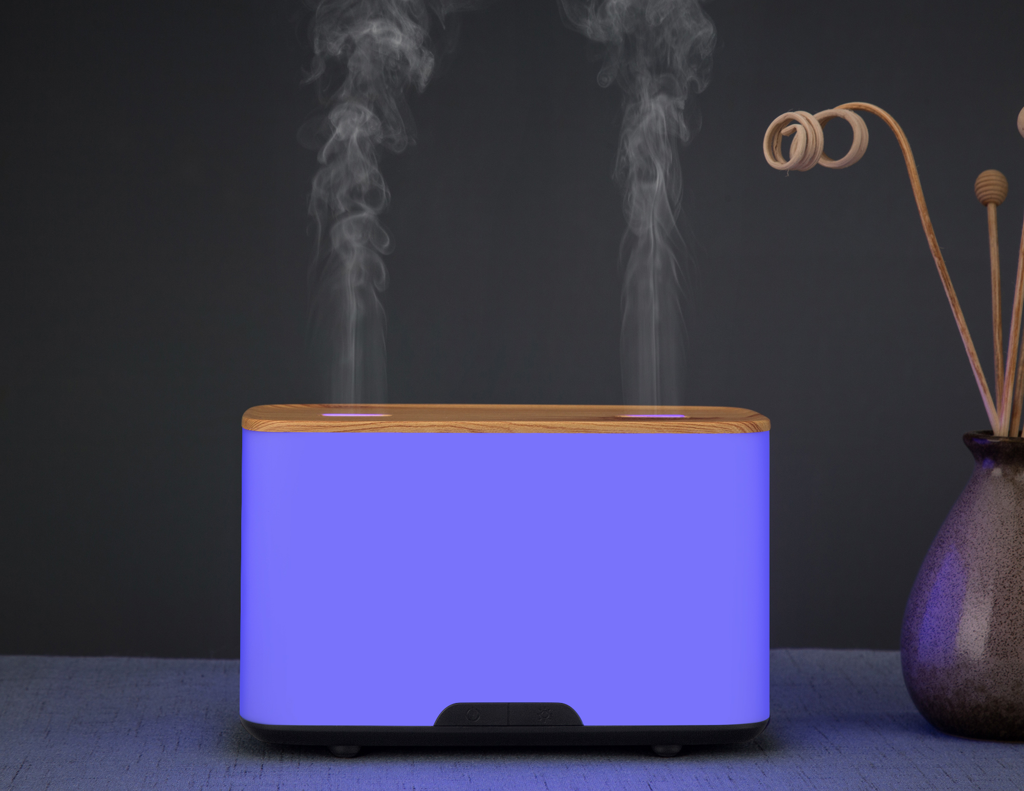 Marble Design Household 300ml Ultrasonic Essential Oil Diffuser