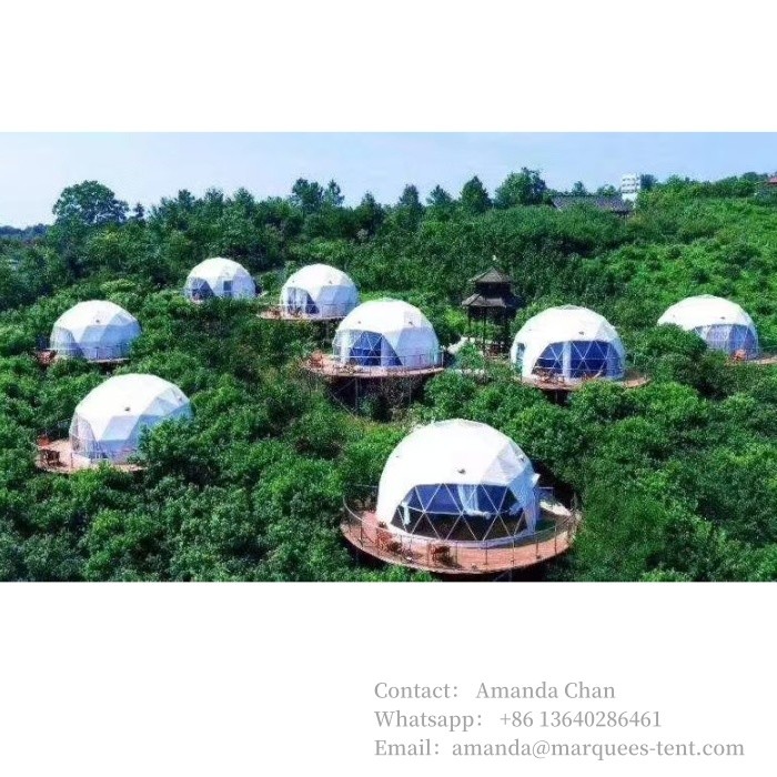 Luxury 5 Star Safari 2 Person Living Camping Resort Dome Hotel Glamping Tent For Exhibiton,Event