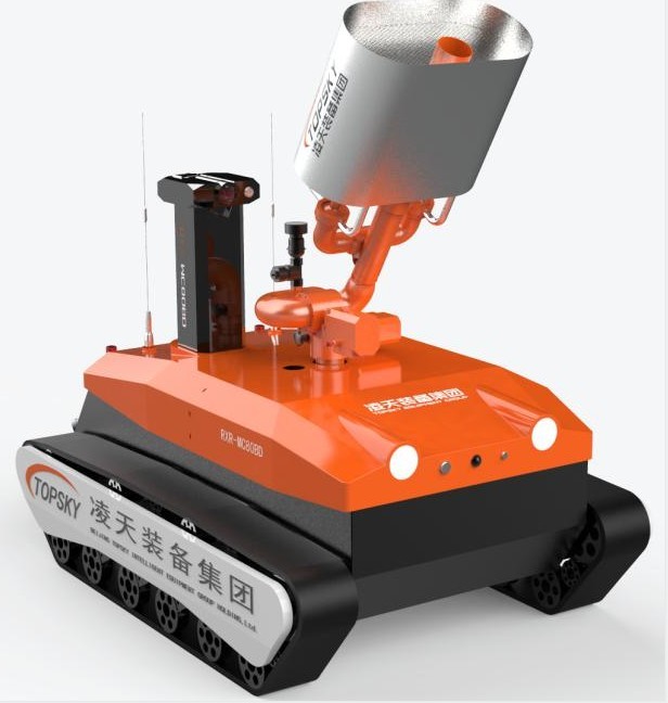 Large Traction Force Firefighting Robot As Fire Fighting Equipment