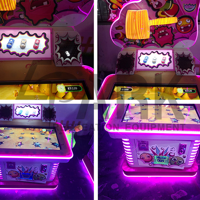 Child Coin Operated Redemption Game Machine , Small Hammer God Game Machine