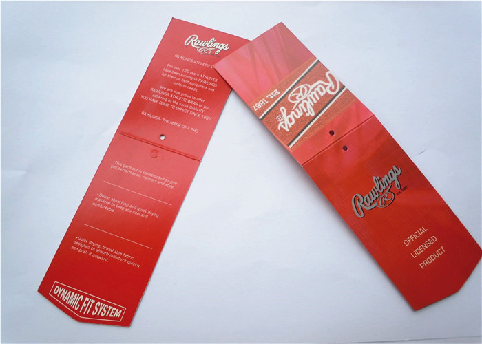 Printed Paper Tag Fabric Woven Clothing Labels Custom Apparel Tags And Labels Lightweight