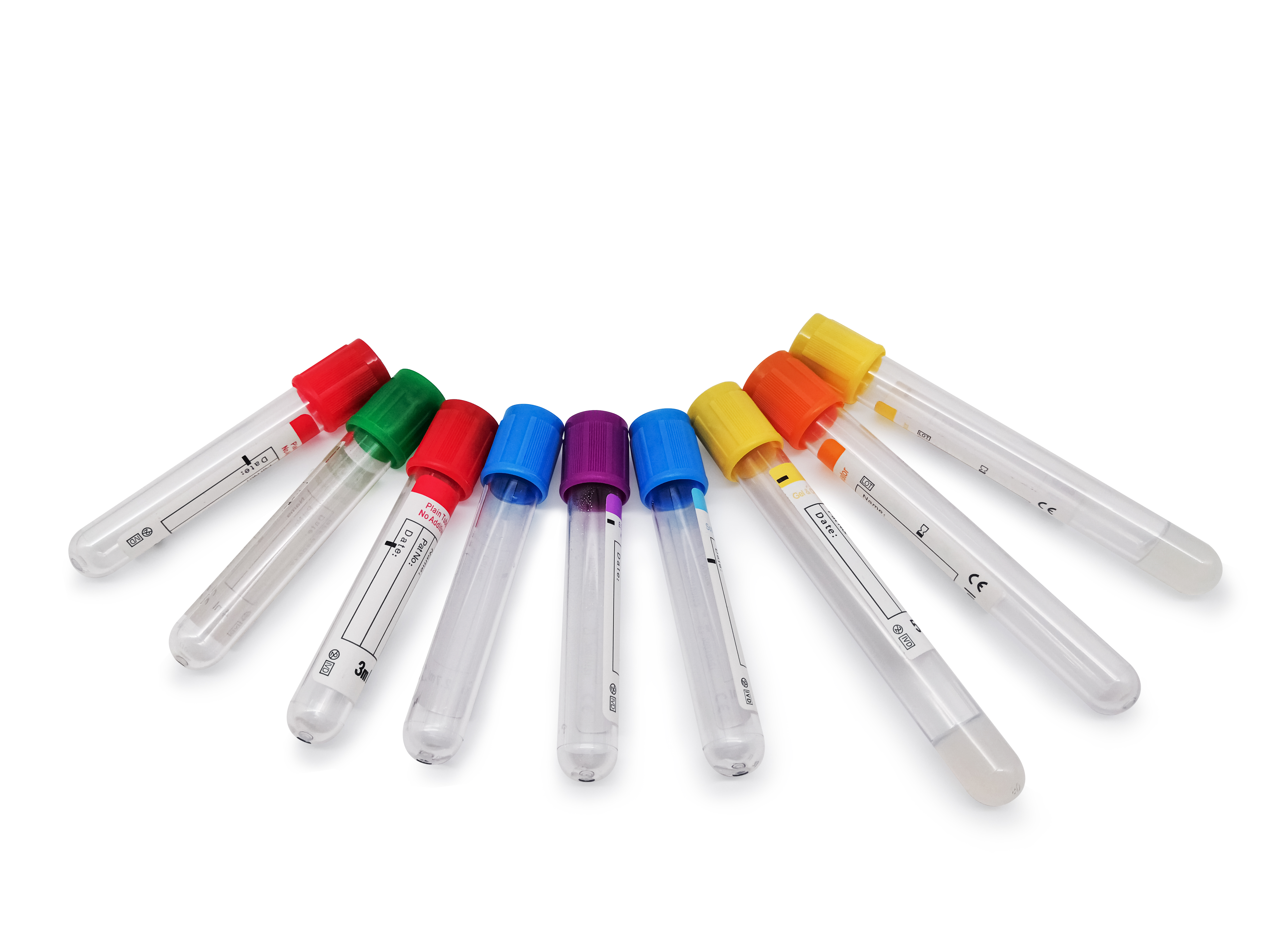 Capillary Tubos Vacutainer Blood Collection Accessories Red Plain Vacuum Tube