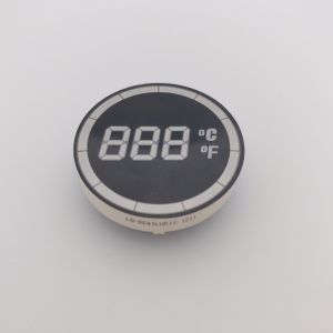 Round Common Anode 7-Segment LED Temperature Display Controller