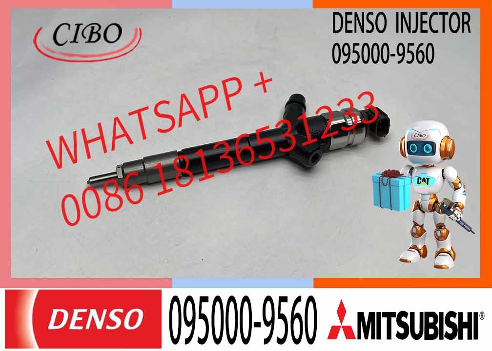High Performance Common Rail Injector 095000-9560 Fuel Injector 1465A257 for Mitsubishi L200