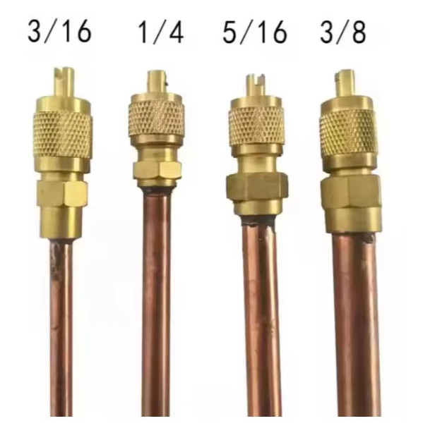 Refrigeration Unit Charging Valves For Standard Color In Refrigeration Systems