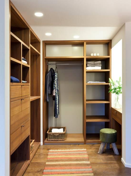 Modern Style Wooden Bedroom Combination Walk-in Closet for Home Villa Hotel Apartment