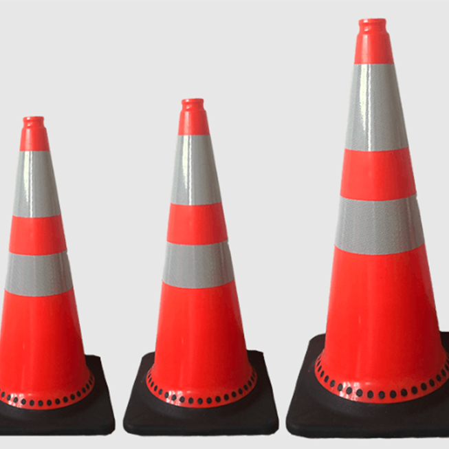 PE Plastic Road Cone Orange High Visible Highway Traffic Cones