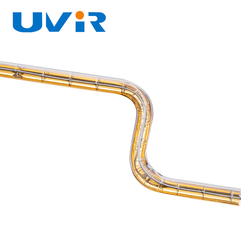 Quartz Halogen Heater Lamp Heating Element Tube 370W For IR Tungsten Filament