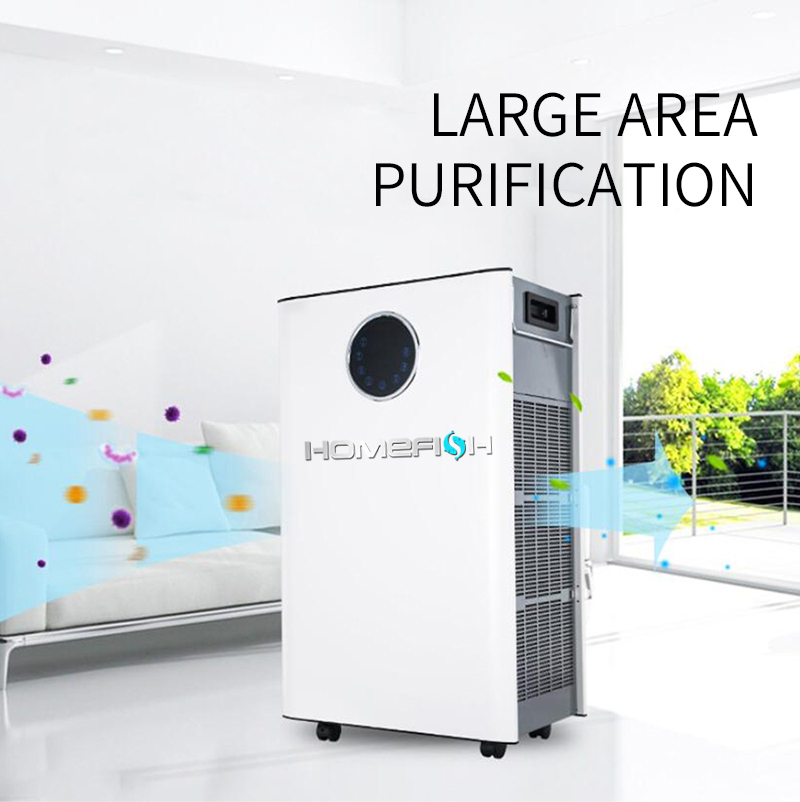HOMEFISH 800m2/H Commercial Air Purifier With CADR 800 Fresh Healthy Air