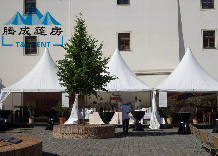 PVC Canopy Gazebo Tent For Celebrations , Flame Retardant Wedding Party Tent