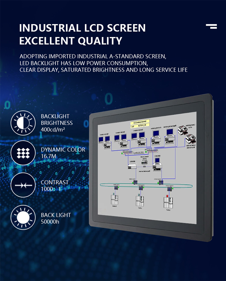 10.1 Inch Touch Screen Panel PC with Inter J1900 Processor and Industrial Grade Design