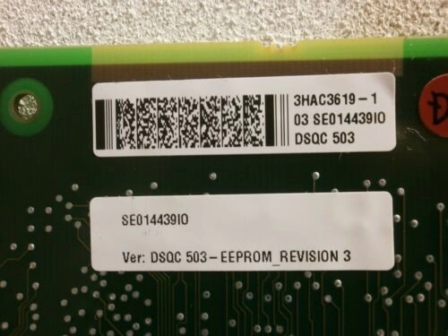 China ABB 3HAC3619-1 AXIS PC COMPUTER BOARD ROBOTICS DSQC 503 Spare-Parts on sale