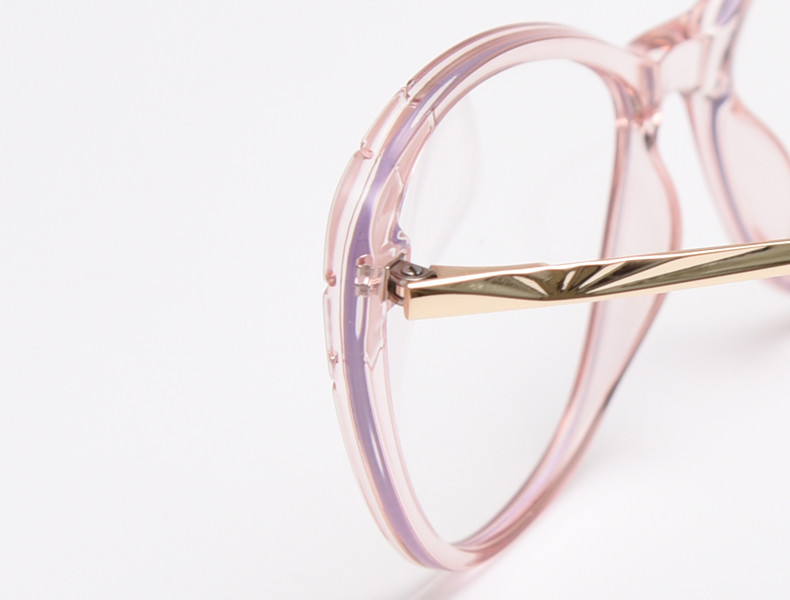 Fashion Ladies Oversized Tr90 Glasses Frames Tr90 Blue Light Glasses