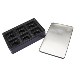  Stainless Steel Tin Box For Tea Packaging Transparent Window Tray Inside Book Shape Manufactures