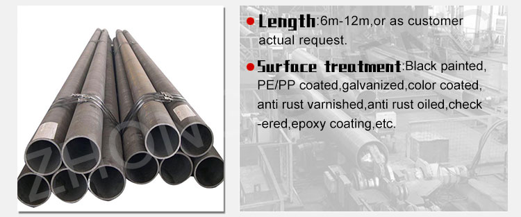 JIS Certificate ASTM A106/A53 Gr.B Carbon Steel Seamless Pipe S160 30inch