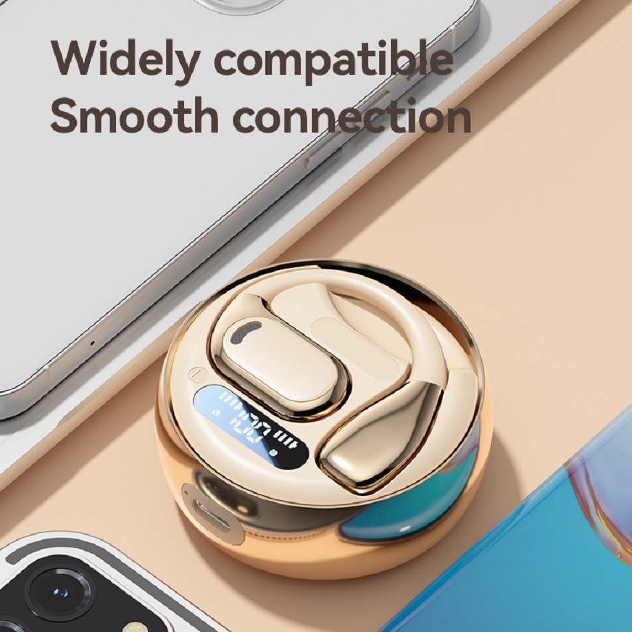 Bluetooth 5.4 TWS Earbuds with Titanium Diaphragm Speakers, 6H Playtime & 300mAh Charging Case