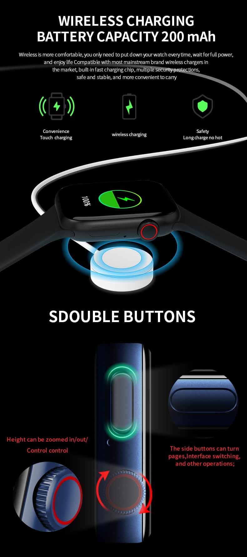 OEM G Sensor Smartwatch Wearfit Pro Hw22 Touch Full Screen