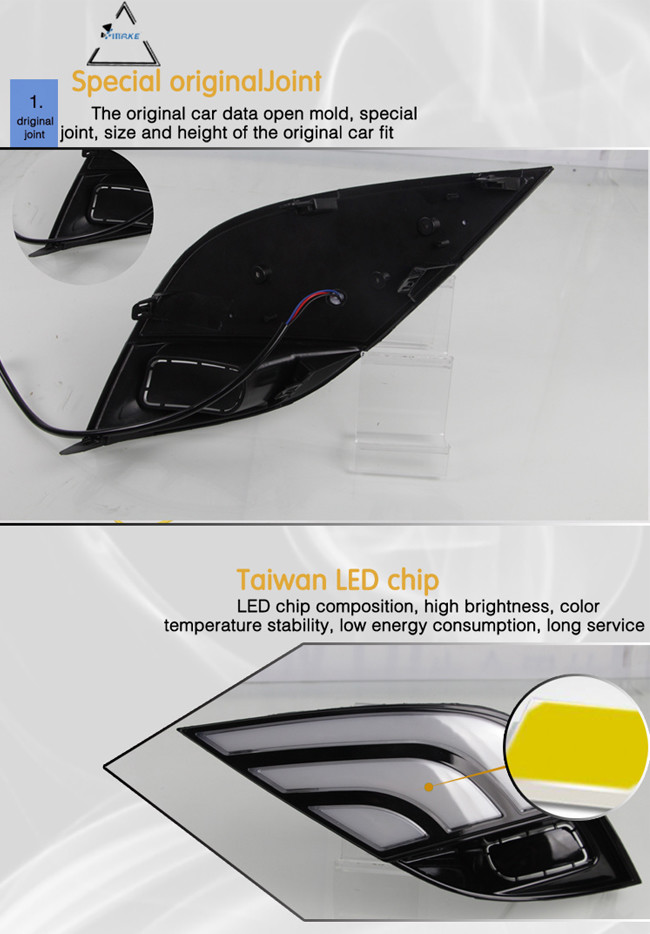 Car Spare Parts Auto Led Day Time Running Light For Toyota Camry 2018 Good Quality