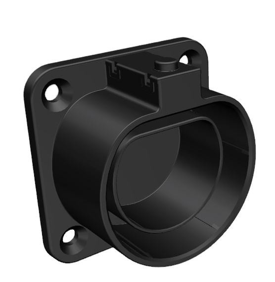 ABS Plastic Type 2 EV Charger Holster Standard Grounding