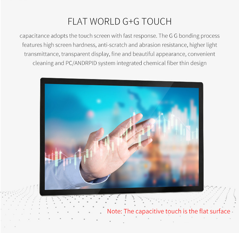 Wall Mounted Android Touch Query All In One Computer 55 Inch