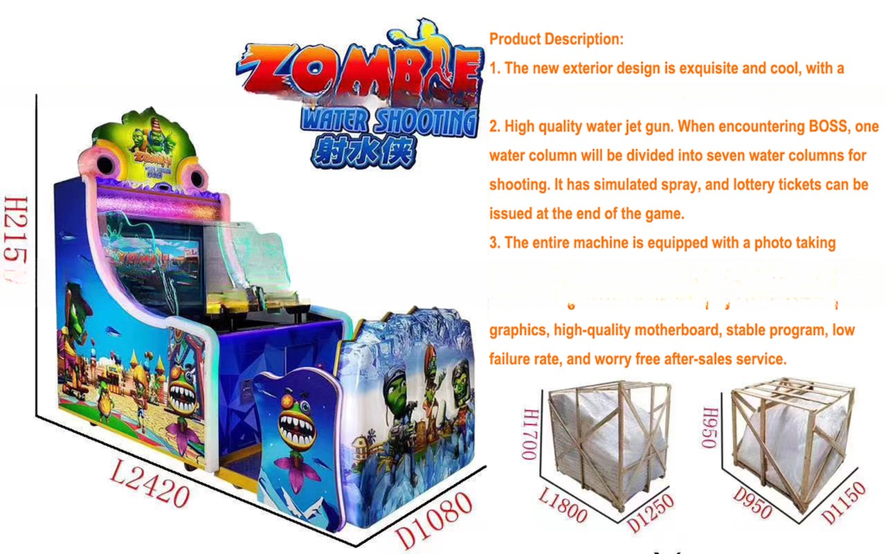 Dreamland Happy Ice Man water shooting redemption games indoor 25 in 1 lottery video water shooting game machine