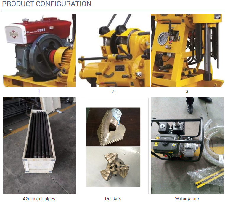 Civil Engineering Soil Test Drilling Machine Diesel Power XY-1 For Investigation