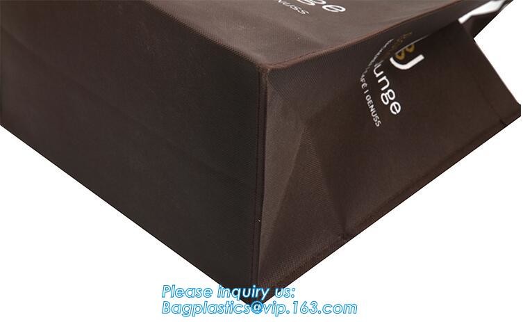 Wholesale factory custom fashion laminated non woven bag, Shopping printing fabric insulated foldable bag, custom pp non