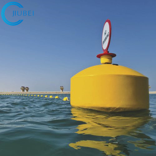 High Visibility Impact Resistant Polyethylene Buoy In Yellow/Red/Green