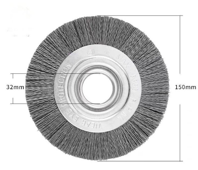 150mm OD Nylon Abrasive Circular Deburring Brushes