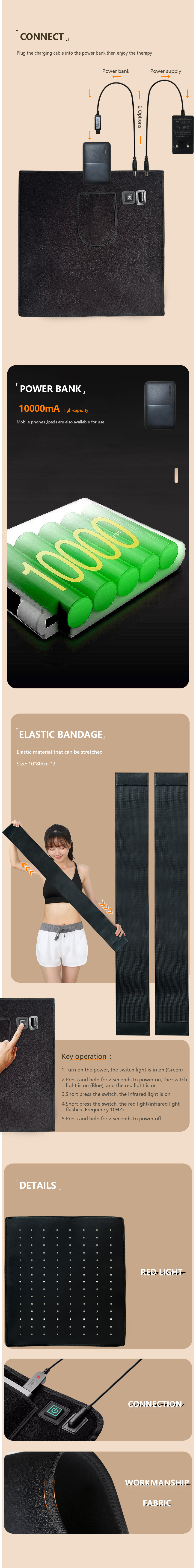 Body Slimming Heathealer Infrared Heating Body Belt Waist Massage