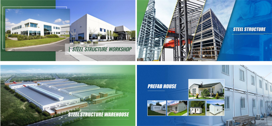 Prefabricated Corrugated Steel Warehouse , Industrial Steel Prefab Buildings