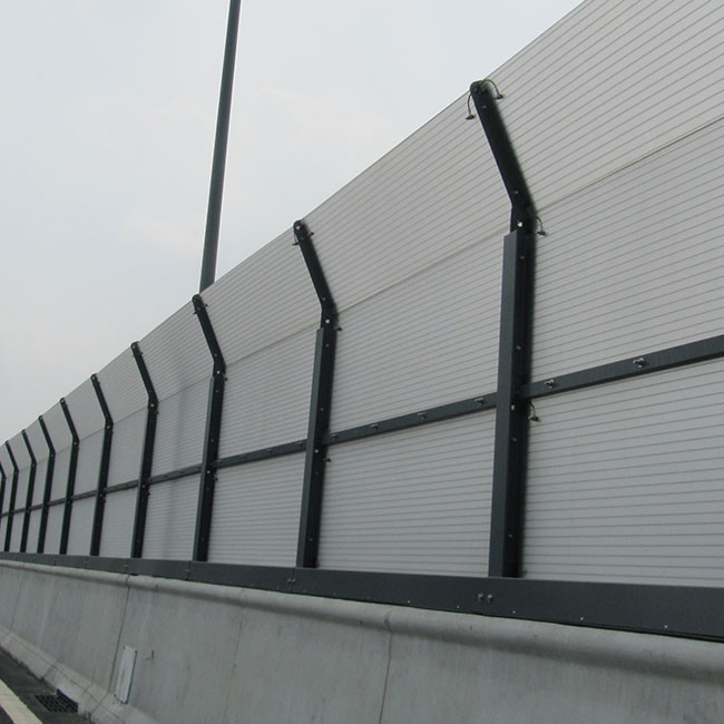 Highways Perforated Metal Acoustic Panels Sound Barrier Fence Sheets