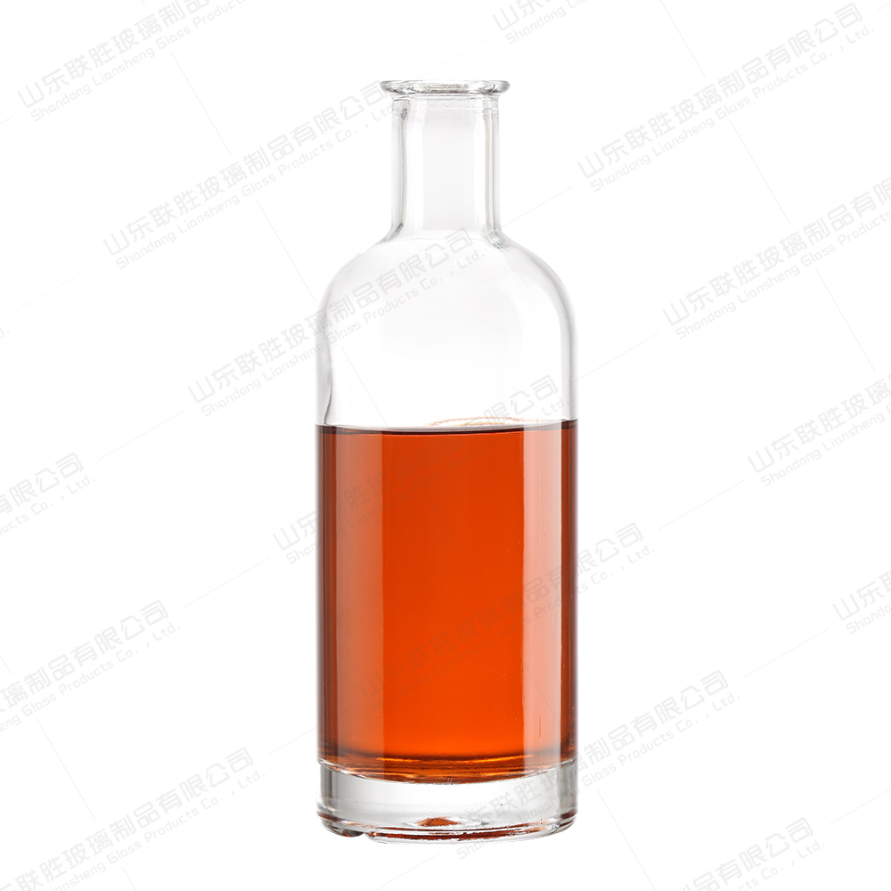 Bottle Material Healthy Lead-free Glass 500ml 700ml Glass Wine Liquor Drinking Bottle