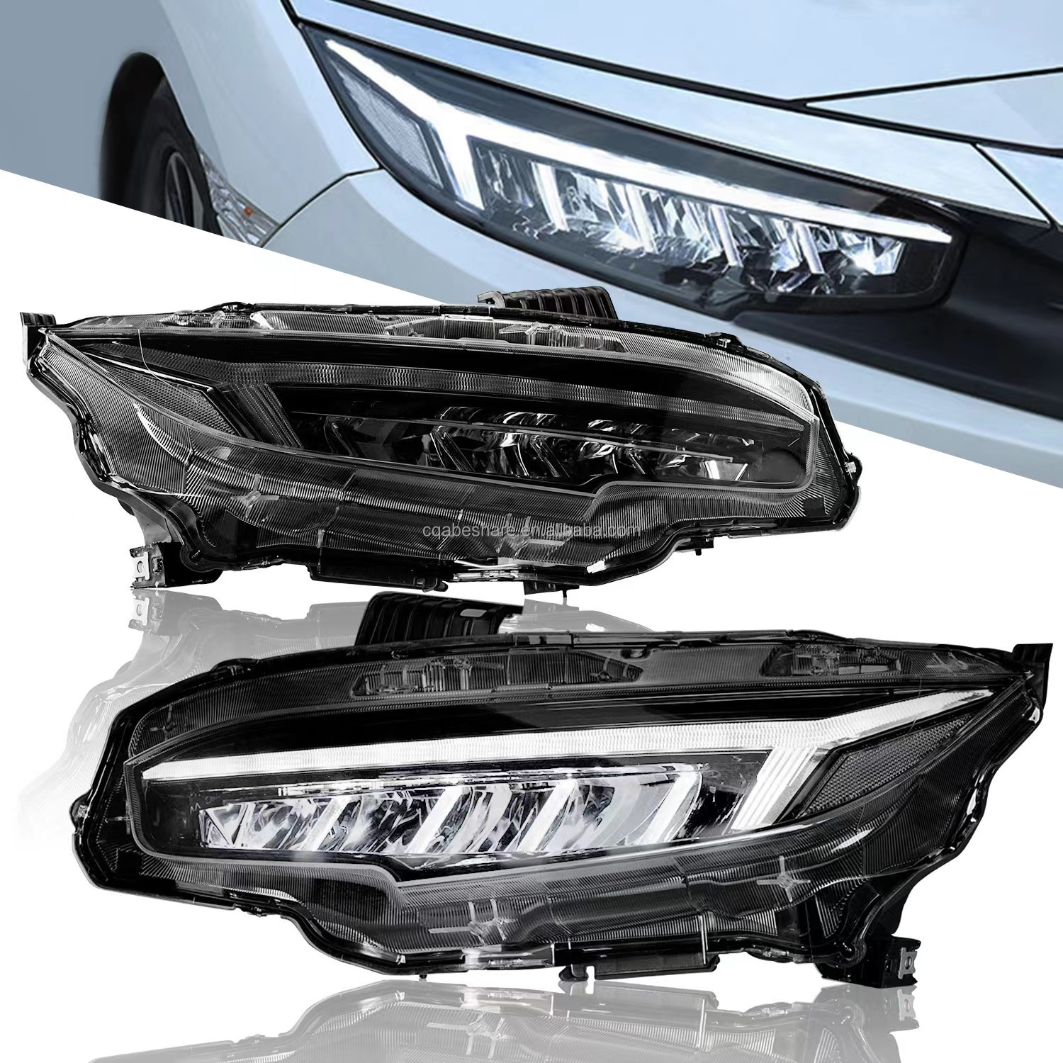 Auto Lighting System Dynamic LED Streamer Turn Signal for 10th Civic Facelift Upgrade