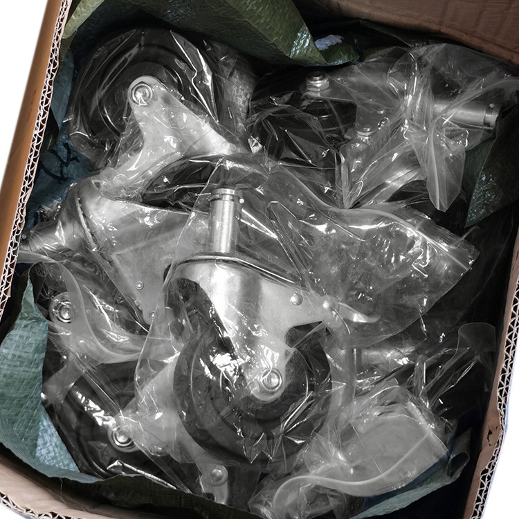 Antistatic Conductive Swivel Lock ESD Caster Wheels 4 Inch Heavy