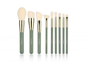  Vonira Beauty 9PCS Green Synthetic Fibre Makeup Brush Set Brochas Maquillaje Makeup Brushes Manufactures